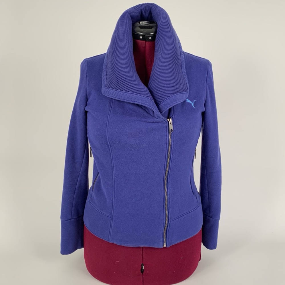 PUMA High Collared Asymmetrical Sweatshirt